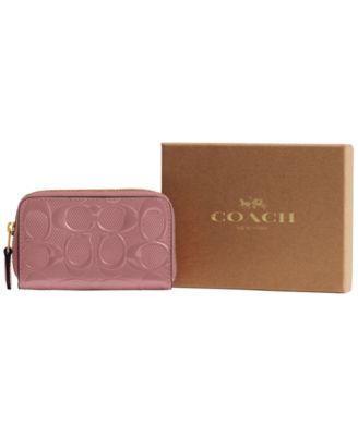 Boxed Essential Patent Signature Zip Around Card Case