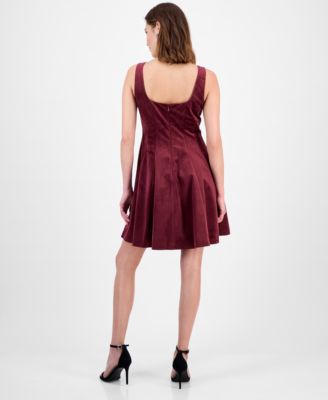 Women's Square Neck Short Dress