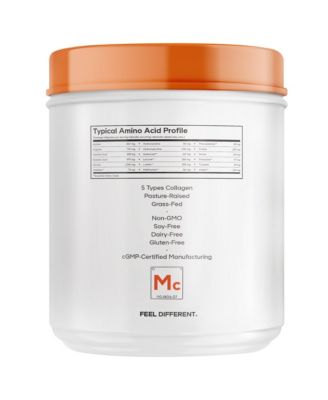 Multi Collagen Chocolate Protein Powder - Hydrolyzed Bovine Collagen Peptides, 5 Collagen Types & MCT Oil - Collagen Creamer, 18.17 oz