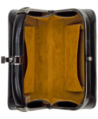 Pilzone Mini Leather Frame Crossbody Bag