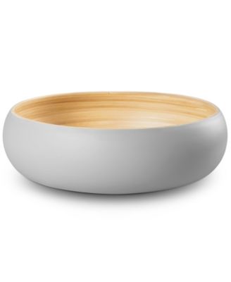 Lexa Collection 12" Bamboo Fruit Bowl