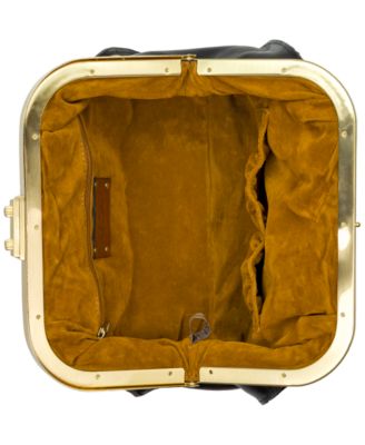 Verbania Small Velvet Push-Lock Frame Bag