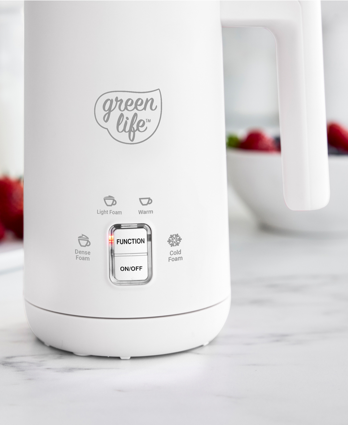 Greenlife 10 Oz. Instant Milk Frother In White