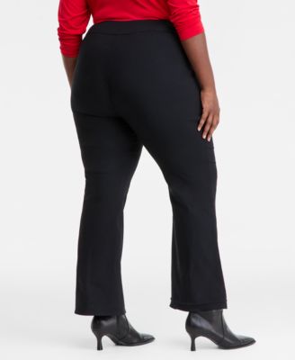 Plus Size Mid-Rise Bootcut Pants, Macy's Exclusive 