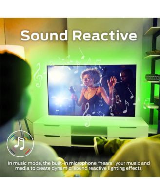 Monster 25 Ft. Sound Reactive Color Flow Indoor LED Light Strip with Razer Chroma Smart Sync