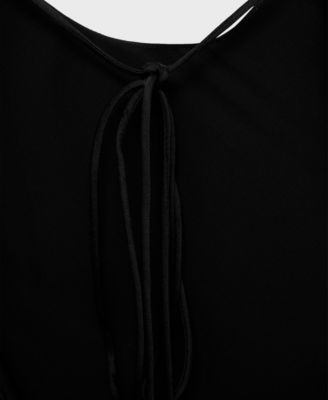 Women's Asymmetrical Satin Top