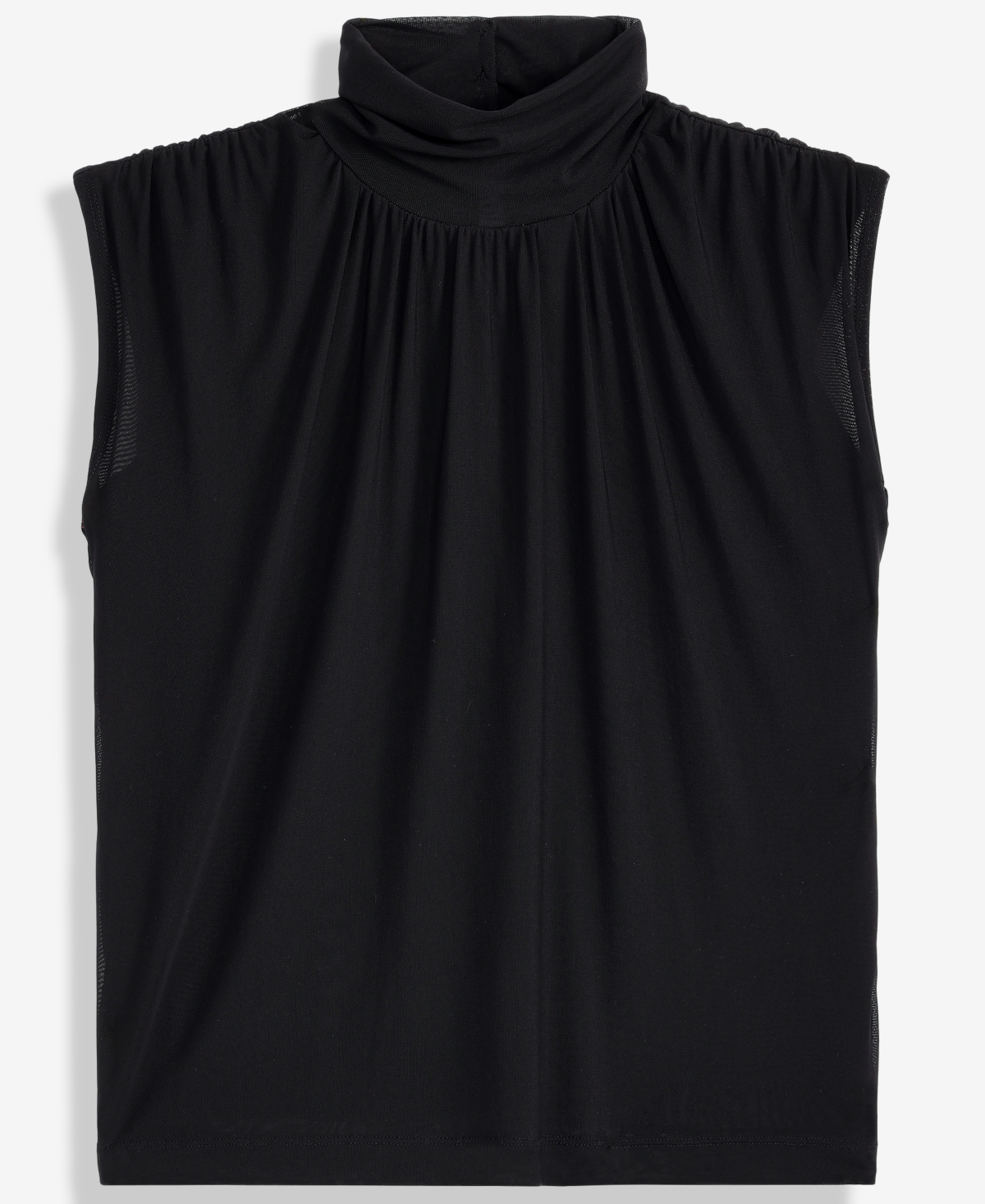 Inc International Concepts Women's Mock-neck Tank Top, Macy's Exclusive In Black