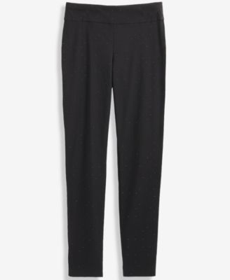 Women's Rhinestone Twill Skinny Pants, Macy's Exclusive