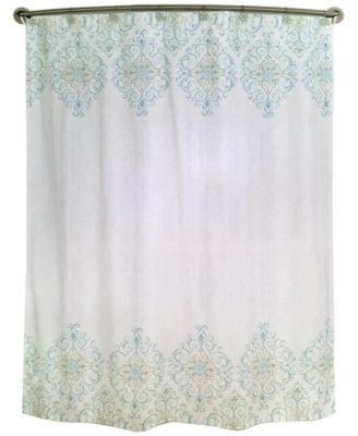 97 Fieldcrest Luxury Multi Stripe Shower Curtain Lenox French