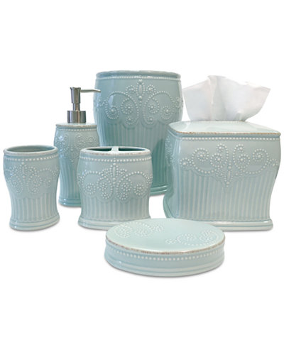 Lenox French Perle Groove Bath Collection
