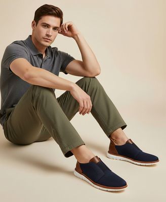 South Street Mens Hands-Free Slip On Technology Lightweight Mesh Oxfords