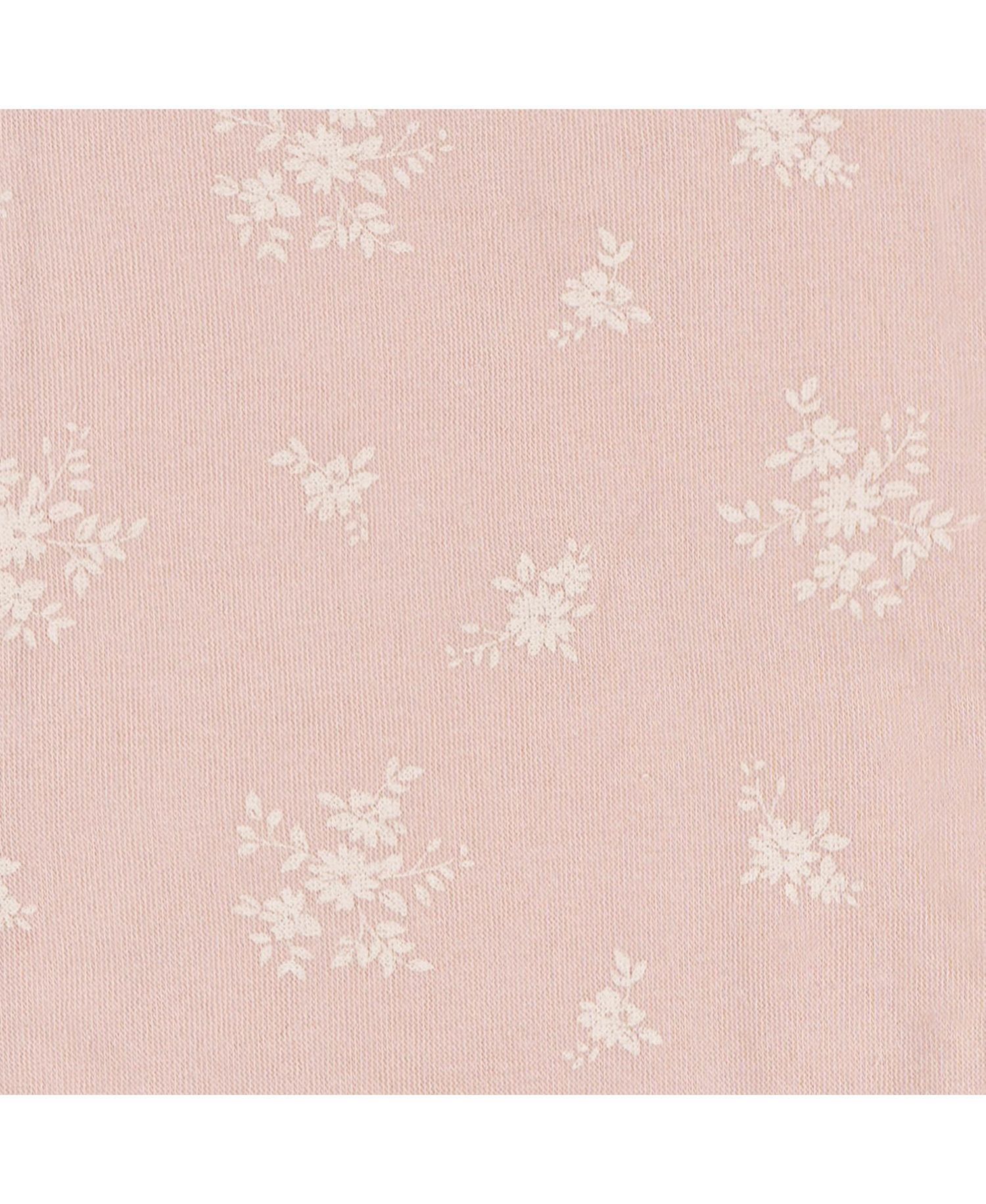 Baby 3-Pack Burp Cloths, Pink Florals, One Size