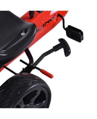 Xmas Gift Go Kart Kids Ride On Car Pedal Powered Car 4 Wheel Racer Toy Stealth Outdoor