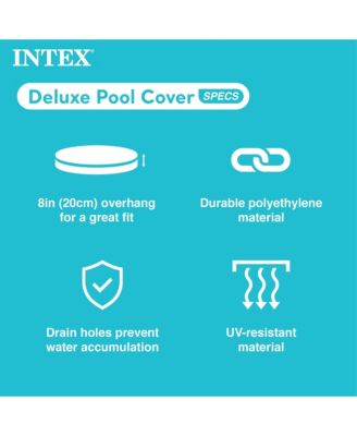 18' Round Debris Cover for Intex Ultra Frame Swimming Pools, UV Resistant