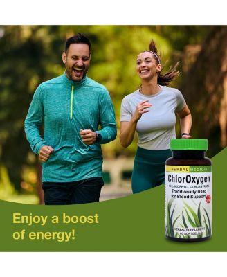 Chloroxygen Chlorophyll Concentrate: 60-Count Bottle of Softgels