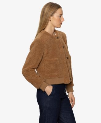 Women's Teddy Long Sleeve Cardigan Jacket
