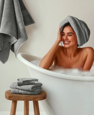 Luxury Zero Twist Cotton 2-Pc. Bath Sheet, 34" x 68"