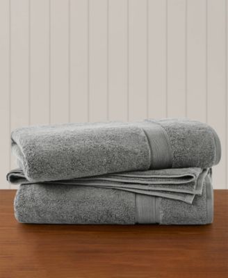 Luxury Zero Twist Cotton 2-Pc. Bath Sheet, 34" x 68"