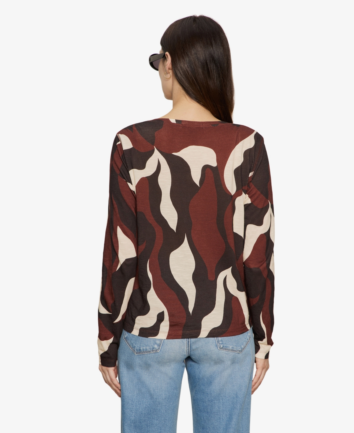 Sanctuary Women's Printed Long-sleeve T-shirt In Multi
