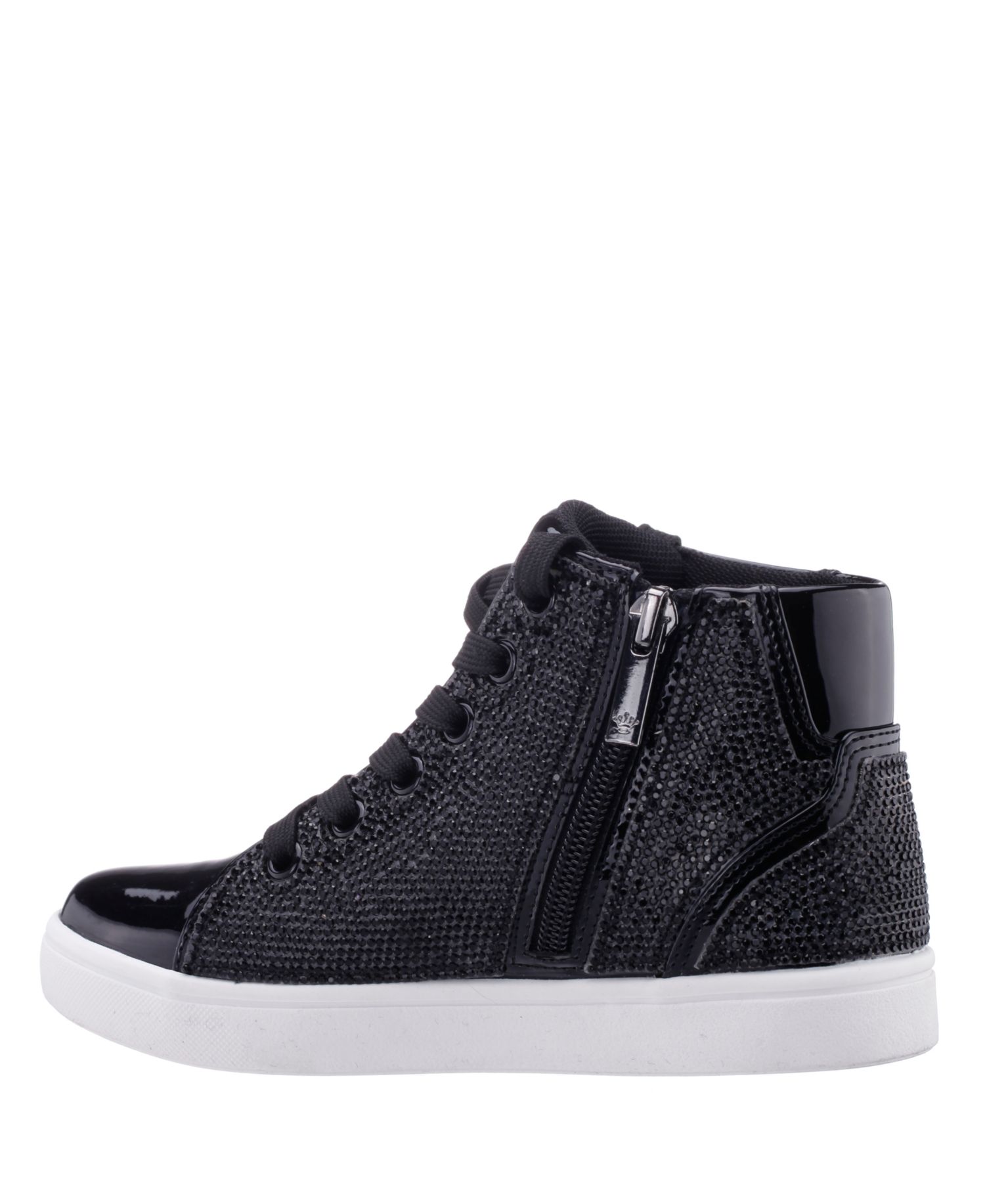 Girl's Kula Crystal Side Zip High Top Sneaker