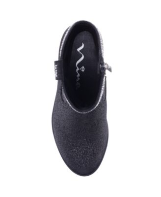 Girls' 9-12 Hawley Glitter Side Zip Cowboy Boots