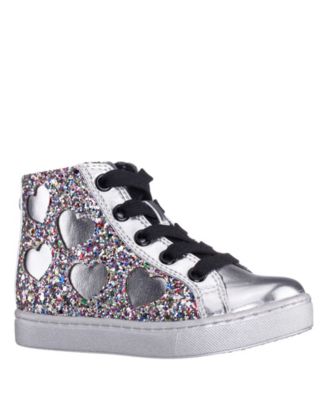 CASS Little Glitter High Top Sneakers