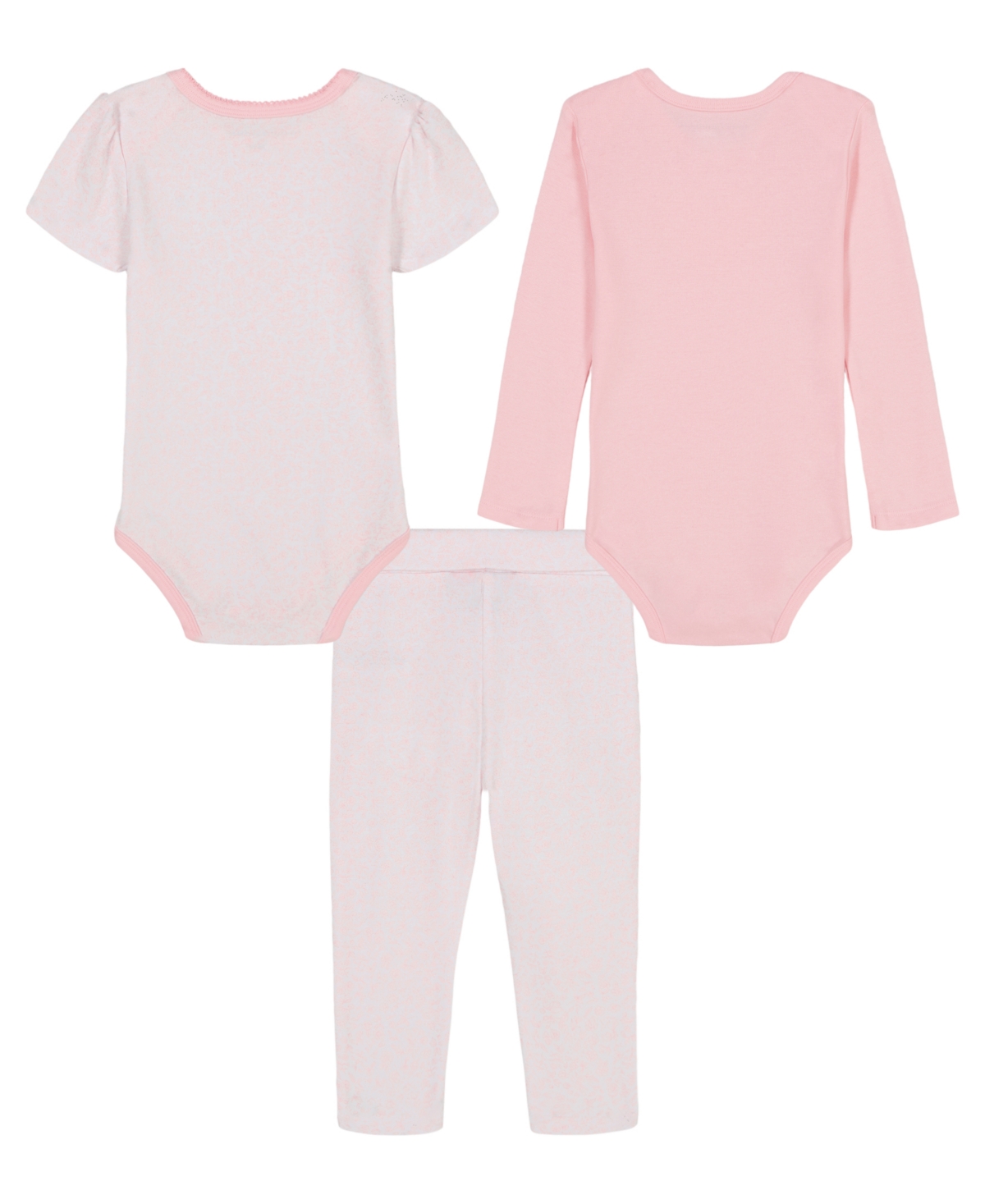 Tommy Hilfiger Baby Girls 3-piece Bodysuit And Pants Set In Multi