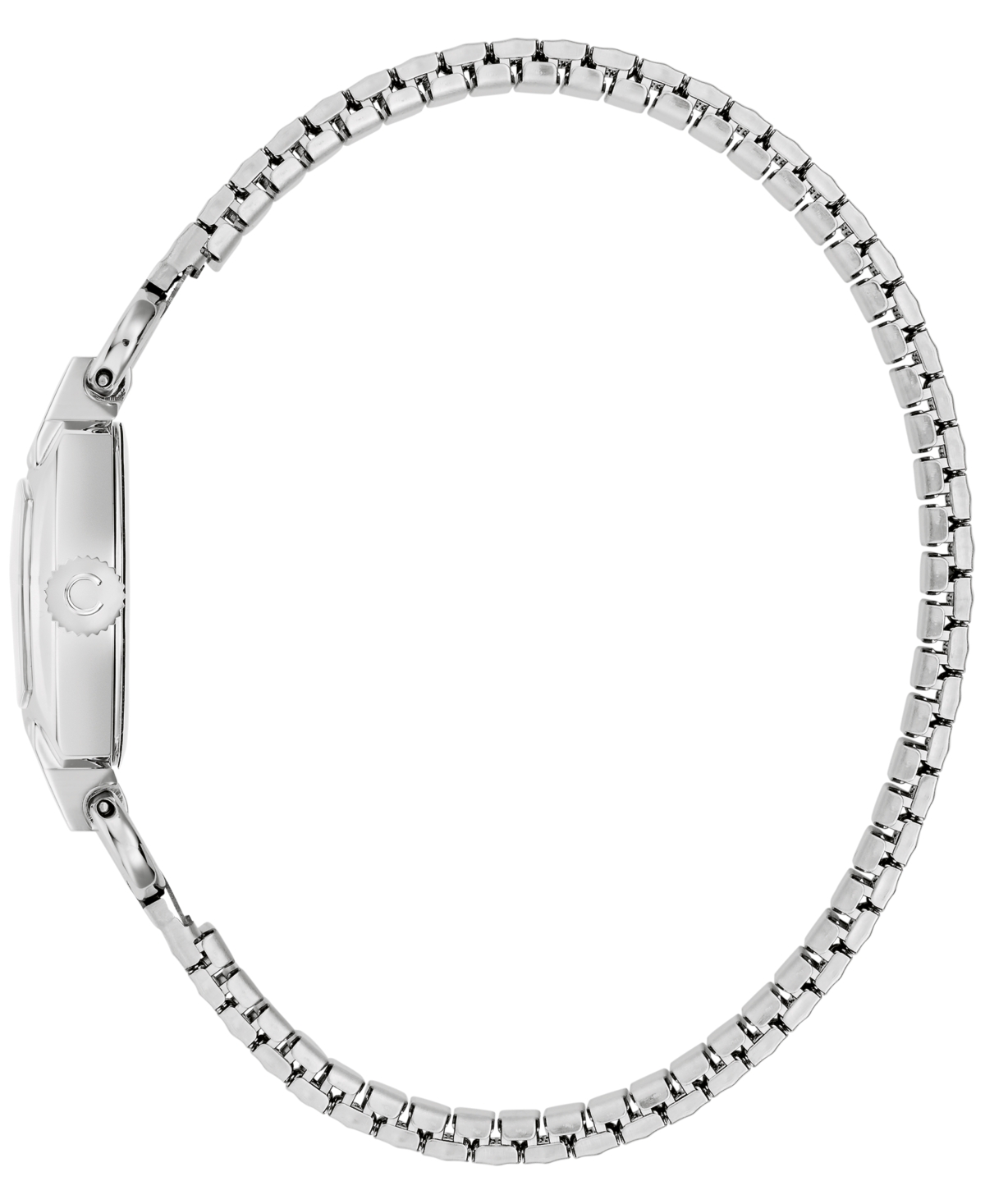Caravelle Women's Vintage Classic Silver-tone Stainless Steel Expansion Watch, 19mm In Metallic