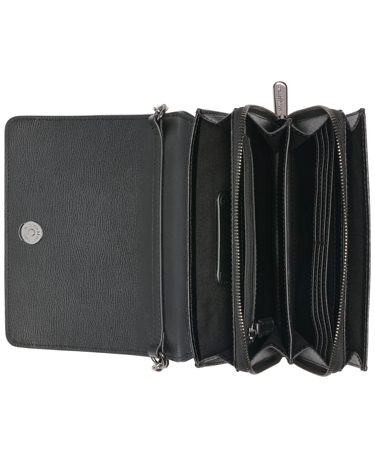 Karl Lagerfeld Lourdes Small Crossbody Bag In Black