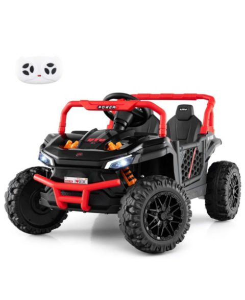 Детская игрушка Costway 12V Parental Remote Control Ride on Truck, цвет: Красный