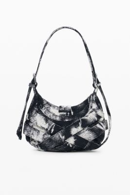 Women's Printed medium bag with buckles