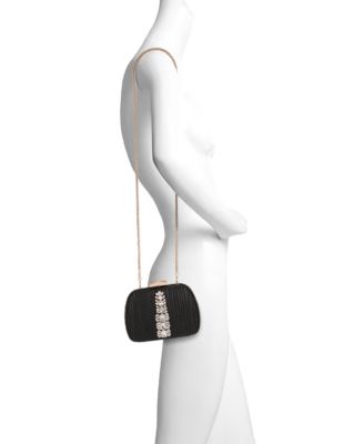 Woman's Halo Crystal Panel Minaudiere