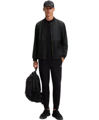 Men's Monogram Jacquard Bomber Jacket