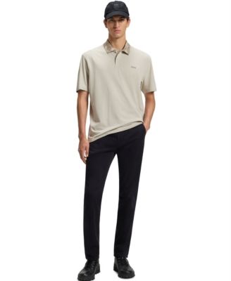 Men's Cotton Pique Relaxed-Fit Polo Shirt