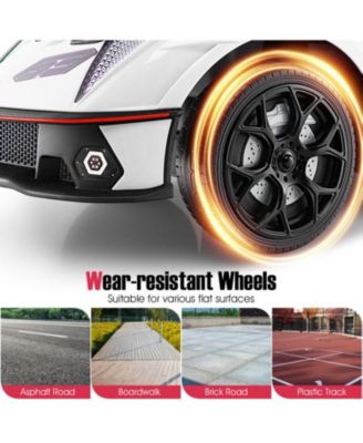 3-in-1 Licensed Lamborghini Ride on Push Car with Handle Guardrail