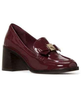 Women's Deco Bow Heeled Loafers