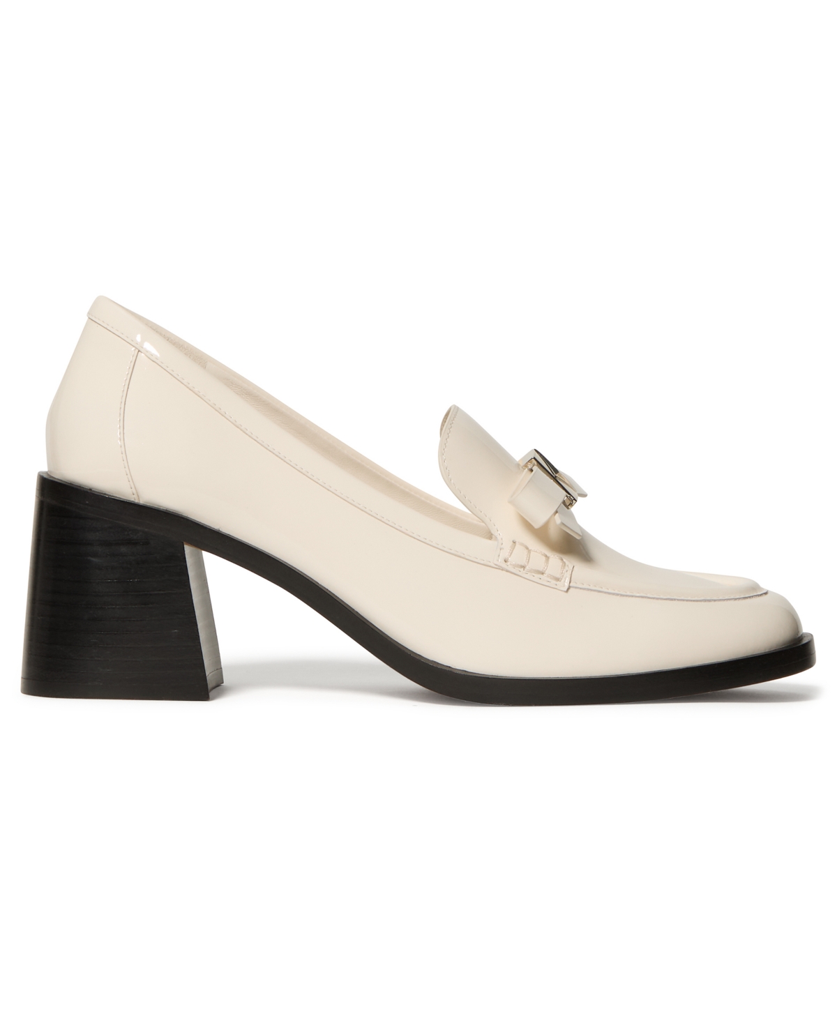 Kate Spade Deco Bow Heeled Loafer In Brown