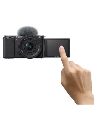 ZV-E10 Mirrorless Camera with E PZ 16-50mm f/3.5-5.6 OSS II Lens, Black