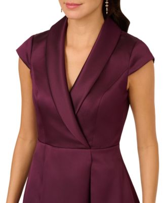 Women's Cap-Sleeve High-Low-Hem Dress 