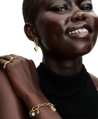 White Bee Mini Dangle Charms