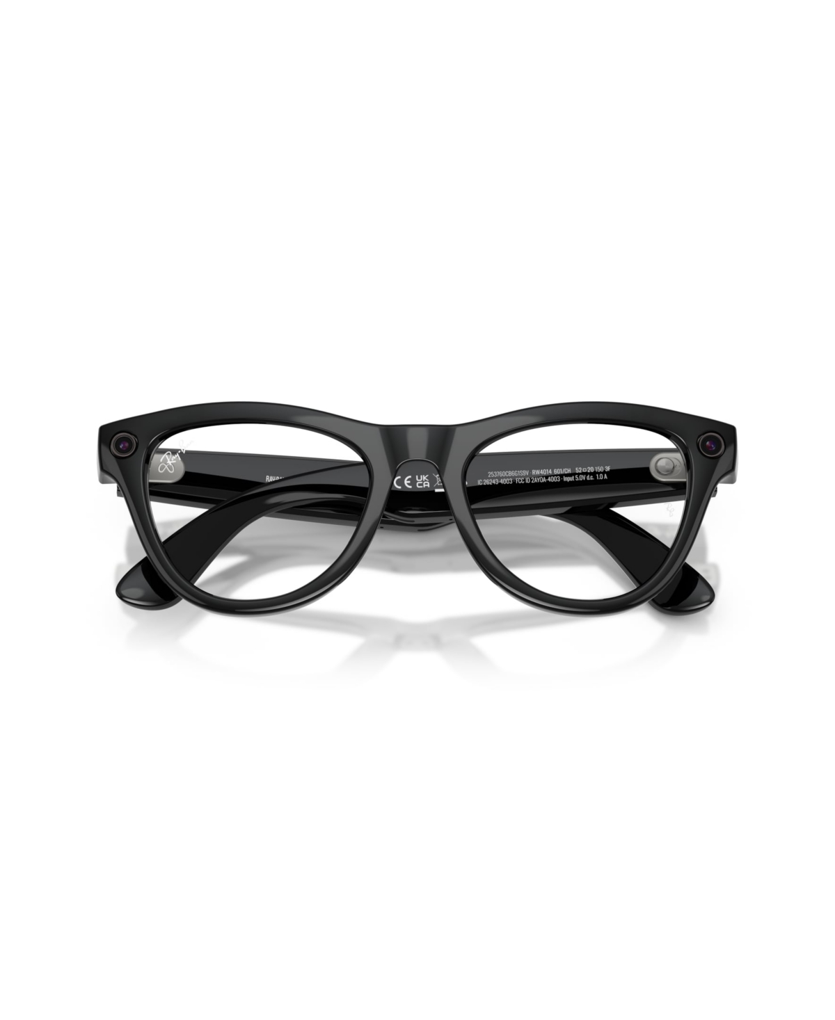 Ray Ban Unisex Ai Meta Gen2 Skyler Transition Glasses, Rw4014 In Black