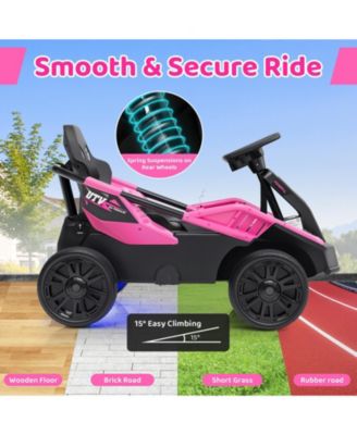 12V Ride on Car Electric UTV with Remote and Music for Big Kids