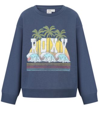 Girls' 7-16 Palms Oversized Crewneck Sweatshirt