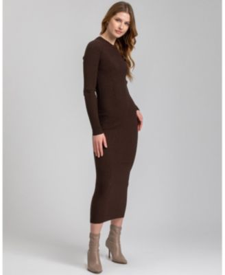 Women's Ribbed Stella Midi Dress