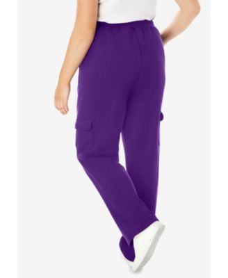 Women's Within Tall Better-Fleece Pull-On Cargo Sweatpants