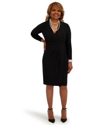 Women's City Wrap V-Neck Dress