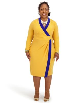 Women's City Wrap V-Neck Dress