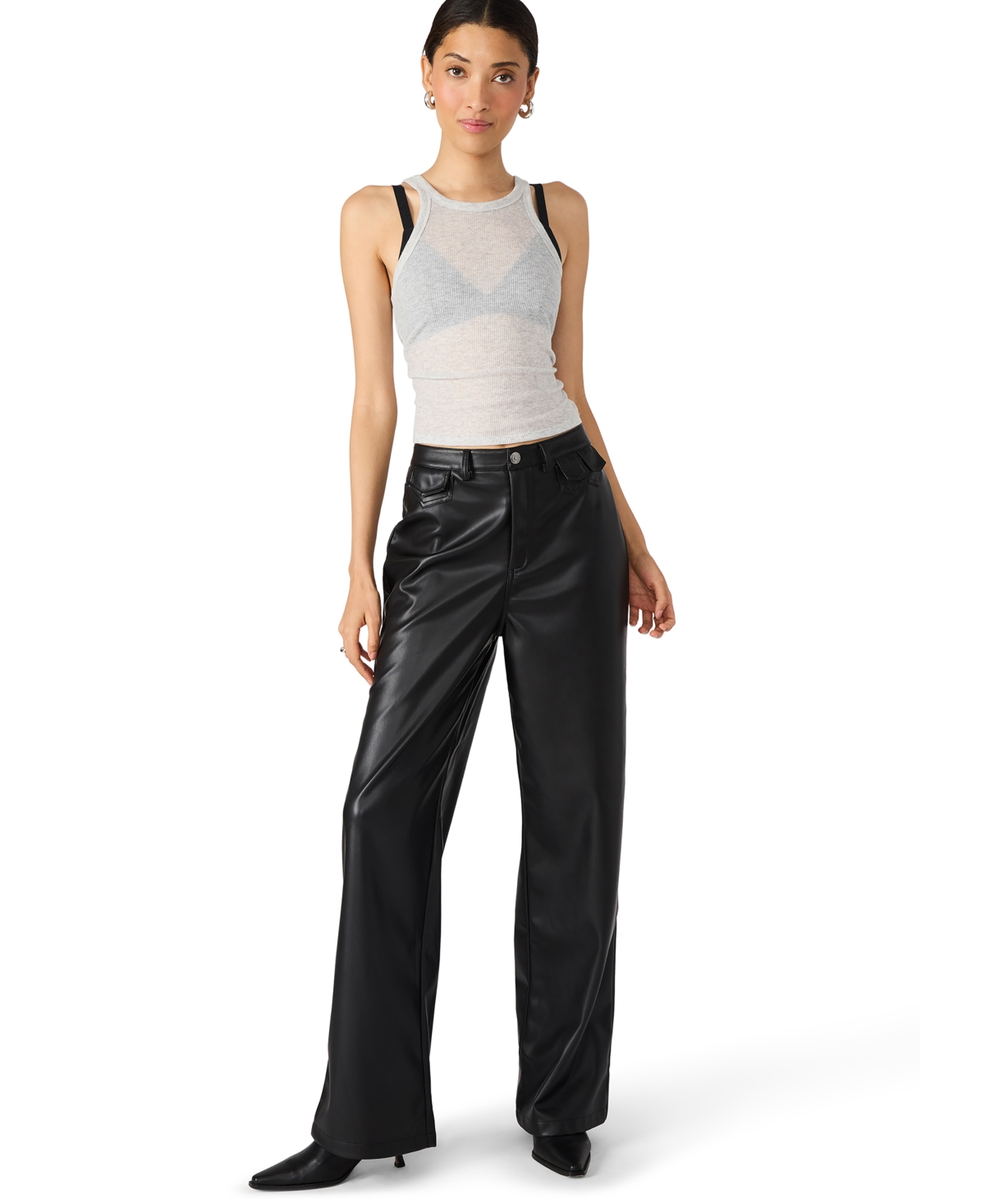 Bb Dakota Women's Geraldine Mid-rise Pants In Black