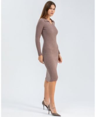Womens Lavinia Collar Dress