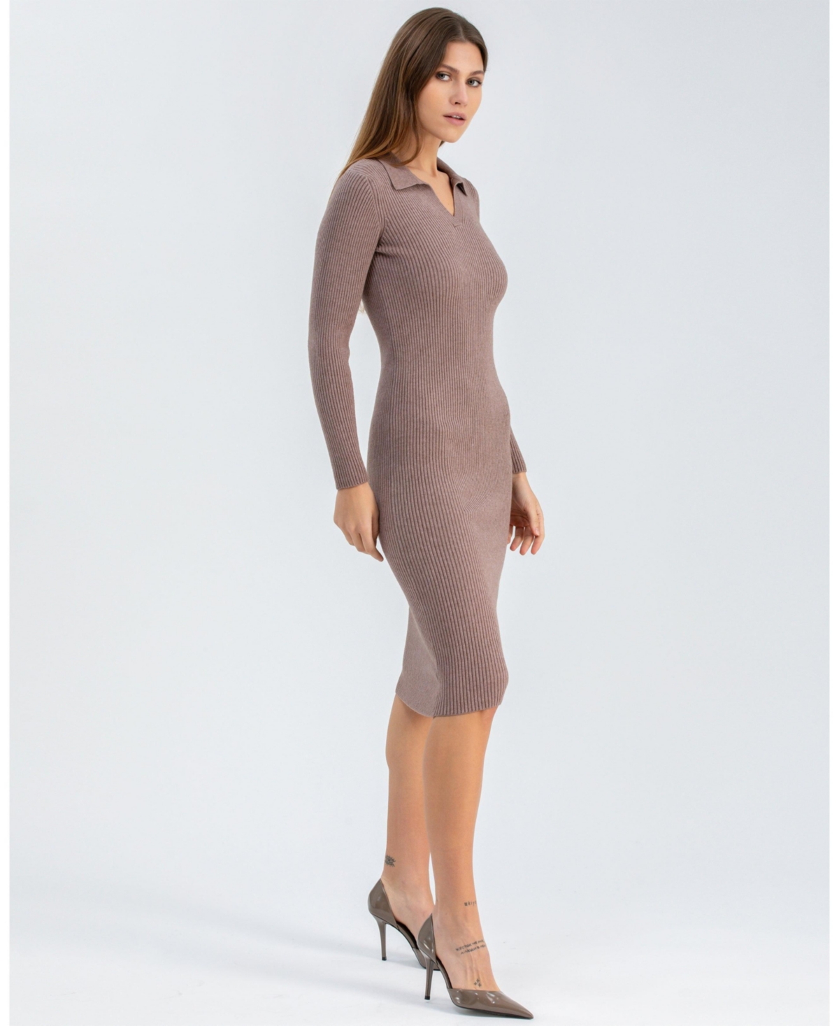 Pietro Brunelli Milano Womens Lavinia Collar Dress